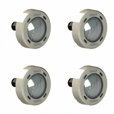 Imagem de Refletor LED RGB 9w para Piscina até 25 m² 4 Unidades SODRAMAR