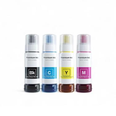 Imagem de Conjunto Com 4 Tintas Premium Ink 70ml Para Impressora Recarga Corante Colorida