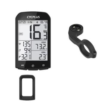 Imagem de Computador de Bicicleta Cycplus M1 com Bluetooth 5.0, ANT+ e GPS - Com