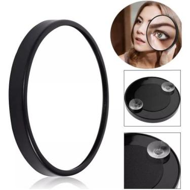 Imagem de Espelho Lupa 5x Redondo 8,8Cm com Verdosa Maquiagem Lente - TOP