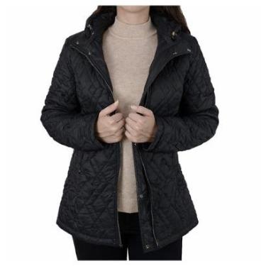 Imagem de Jaqueta Feminina Alpelo Kohl Parka Dupla Face Preta - 203000-Feminino