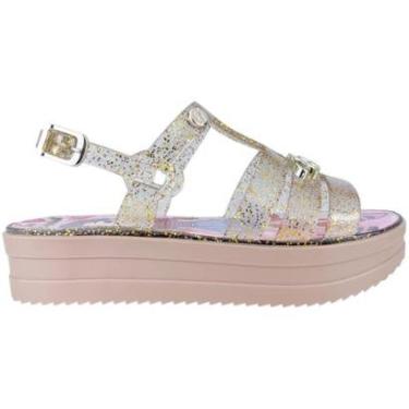 Imagem de Sandália Infantil Feminina Plataforma Trio De Laço Miss Miss-Feminino