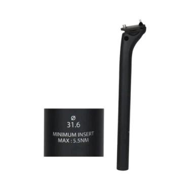 Imagem de Poste De Selim De Bicicleta Ajustável Elitaone Em Carbono, Diâmetro 25