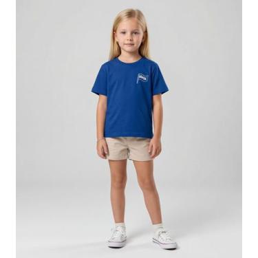 Imagem de Blusa Menina Infantil Brasil Rovitex Kids Azul, 8, Azul