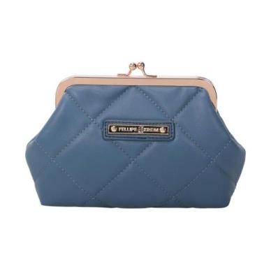 Imagem de Carteira Fecho Grande Fellipe Krein Ss23 Fk651 - Azul, Azul
