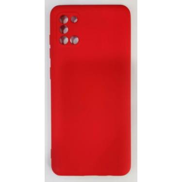 Imagem de Capa Capinha Silicone Aveludada Premium Galaxy a31 - HHW, vermelho