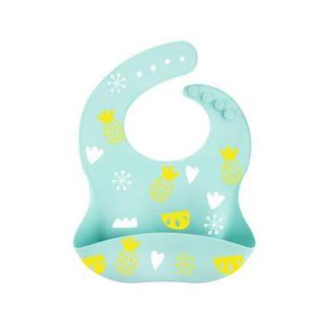 Imagem de babador infantil silicone Azul- Tudo em Caixa