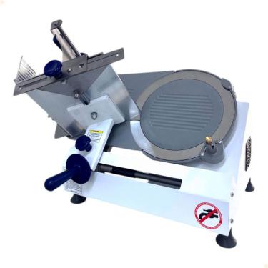 Imagem de Cortador Fatiador de Frios Semi-automático Gural JXT-30 Bivolt Faca 30cm Base em Pintur...