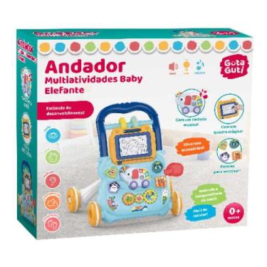 Imagem de Andador azul Multiatividades Baby - Dm Toys Guta Guti - Guta Guti - DM