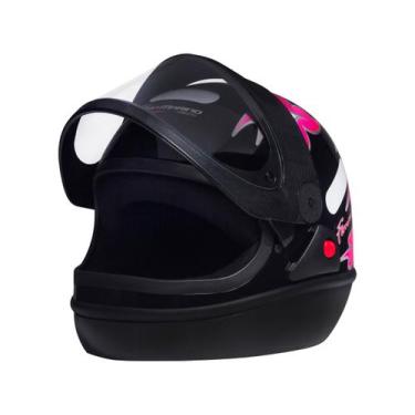Imagem de Capacete Feminino San Marino Automático Femme Preto, Preto, 56