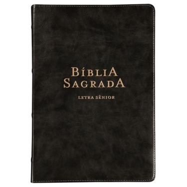 Imagem de Livro - Bíblia NVI, Letra Sênior, Capa luxo preta, Leitura Perfeita