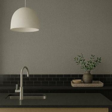 Imagem de Papel De Parede Vinilico Linho Natural Camurca Rolo 0,53x10m Vinil PVC