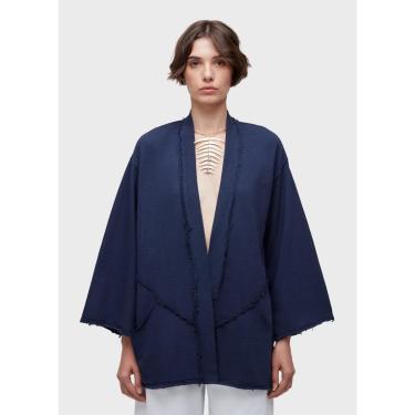 Imagem de Kimono rustico desfiado OSKLEN-Feminino