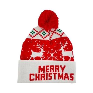 Imagem de Chapéu De Natal De Malha Quente Para Homens E Mulheres, Decoração De F