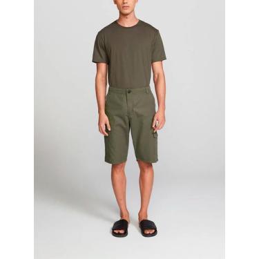 Imagem de Bermuda Sarja Hering HB00 Masculina Cargo Algodão T. 38/52, 50, 3gh, M