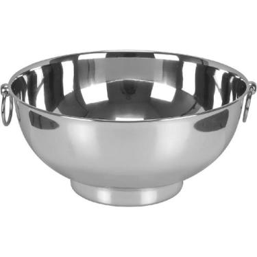 Imagem de CHAMPANHEIRA BALDE PARA BEBIDAS HOME&CO INOX 4,8L 18x35x35cm PRATA