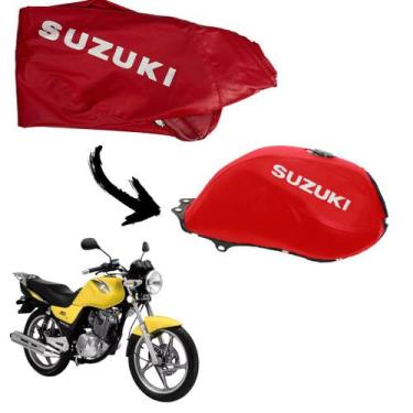 Imagem de Capa Para Tanque Suzuki Yes ( 2004 - 2014 ) - DK Import parts, Vermelh