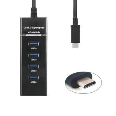 Imagem de Hub USB-C com 4 Portas USB 3.0 XC-HUB-10 - X-Cell