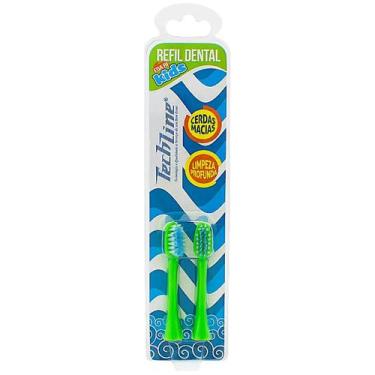 Imagem de Refil para Escova Dental Techline Kids Sapinho - 02 unidades
