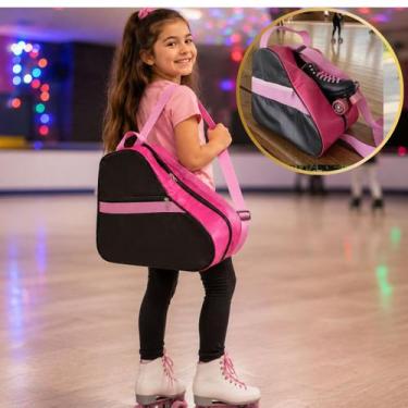 Imagem de Mochila, Bolsa Para Transporte Guardar Patins Roller Quad infantil Pat