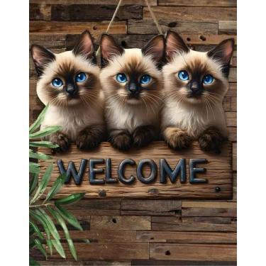 Imagem de Placa de Madeira Decoração Enfeite 2D Golden Retriever Pet Cor:Três Ga