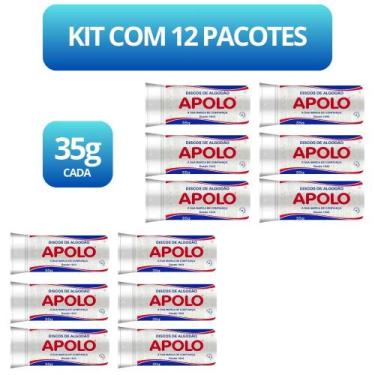 Imagem de Kit com 12 Disco de Algodão Apolo 35g Para o Rosto Limpeza Facial Remo