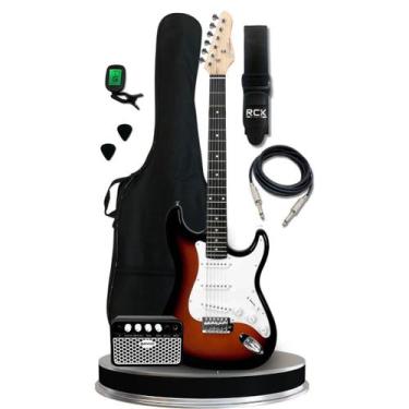 Imagem de Kit Guitarra Giannini Completo, G 100 3TS/WH