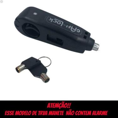 Imagem de Kit 2 Travas de manete para moto caps lock universal guidão freio - No