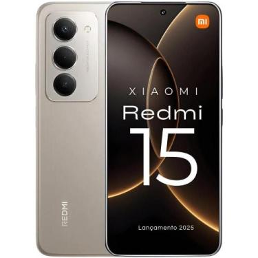 Imagem de Xiaomi Redmi 15 Lançamento 2025 Tela 144Hz 50MP camera IA integrada 25