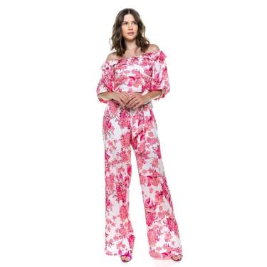 Imagem de Calça Pantalona Estampada Floral-Feminino