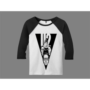 Imagem de Camiseta Raglan Manga 3/4 Masculina U2 Bono