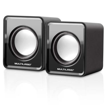 Imagem de Caixa de Som Multilaser 20 Mini 3W RMS SP144 - Preto