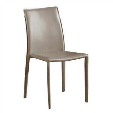 Imagem de Cadeira PVC Amanda  Cinza Rivatti Móveis  Cinza