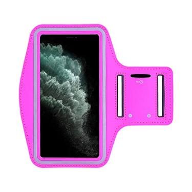 Imagem de Capa de faixa de braço de corrida esportiva para iPhone 13 X XR XS 12 mini 11 Pro Max 8 7 6 6S Plus SE 2022 2020 5 5S 4 Suporte para academia de ginástica, rosa, para iPhone SE 2020