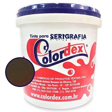 Imagem de Tinta para Serigrafia Colordex Hidrocolor Mix Castanho Escuro (1Kg)
