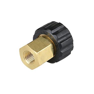Imagem de SEIWEI Conjunto de adaptador de lavadora de pressão, kit de desconexão rápida conector rápido de 14 mm, núcleo de plugue de 1/4" fêmea para M22 fêmea
