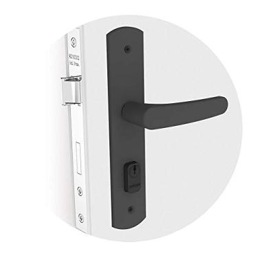 Imagem de Fechadura Externa Soprano Reta Ipanema Litoral Preta