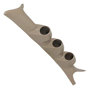 Imagem de GlowShift – Pó de calibre triplo de pilar para Ford 1999-2007 Super Duty F-250 F-350 Power Stroke – Cor de fábrica combinada – Plástico ABS – Protegido por UV – Suportes (3) calibres 2-1/16" (52 mm) para pilar A do caminhão