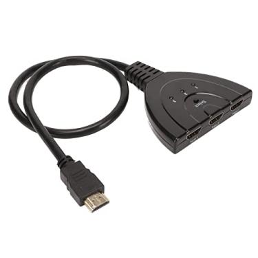 Imagem de Comutador HDMI, Divisor HDMI 3 Em 1 Saída 4K, Seletor de Comutador HDMI de 3 Portas, Reprodutor 3D Full HD 4K 1080P, para Xbox 360, para PS3, para PS4, para Switch, Receptores,