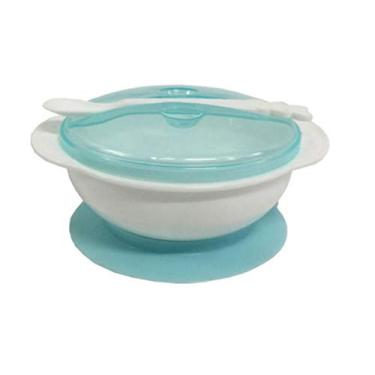 Imagem de PRATO INFANTIL COM VENTOSA SMARTBABY - COR AZUL