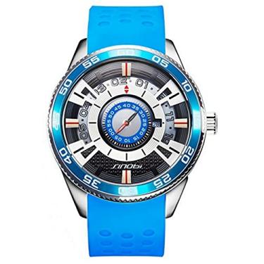 Imagem de Relógio Masculino Sinobi Relógio de Pulso Criativo de Silicone Moda Casual À Prova D'agua (C1)