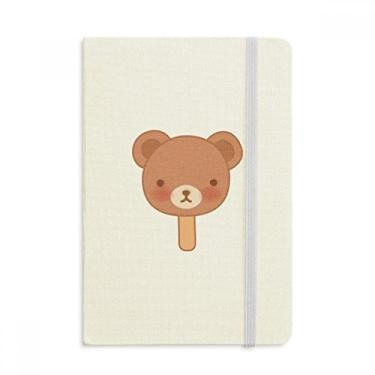 Imagem de Caderno de picolés de urso de desenho animado, capa dura de tecido, diário clássico