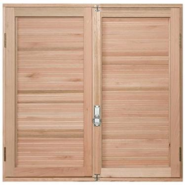 Imagem de Janela com Caixilhos de Abrir para Vidros Inteiros e Venezianas de Abrir Rondosul