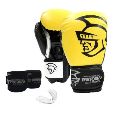 Imagem de Kit Luvas Linha Elite Training - Boxe Muay Thai - Pretorian