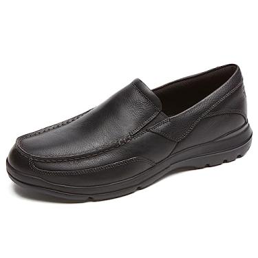 Imagem de Rockport Sapato masculino sem cadarço, Preto, 10.5 Wide