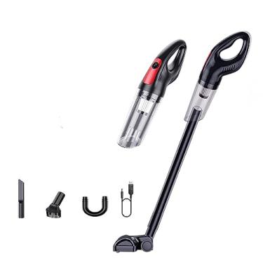 Imagem de Aoun Aspirador de pó leve sem fio recarregável, 15000 pa, com filtro HEPA, para pelos de animais de estimação, escritório e casa (preto)