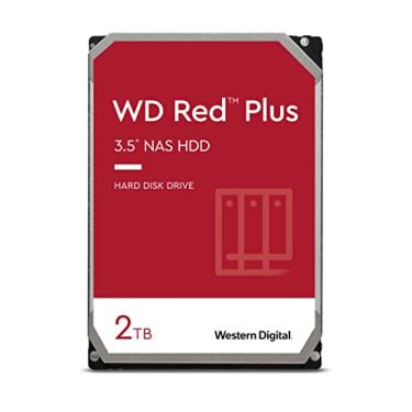 Imagem de Western Digital Disco rígido interno WD Red Plus NAS de 2 TB - 5400 RPM, SATA 6 Gb/s, CMR, 128 MB de cache, 3,5" -WD20EFZX