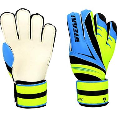 Imagem de Vizari Luva de goleiro de futebol Avio F.P. | para crianças e adultos (azul/verde, tamanho 4)