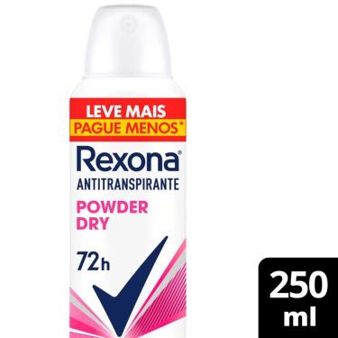 Imagem de Desodorante Antitranspirante Aerossol Rexona Powder Dry com 250ml 250ml