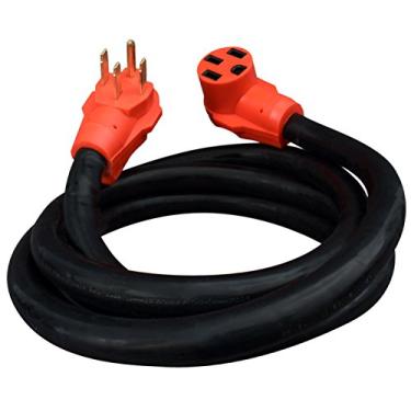 Imagem de Valterra Cabo de extensão Mighty Cord® RV 50-Amp, cabo de extensão de energia de 3 m, vermelho